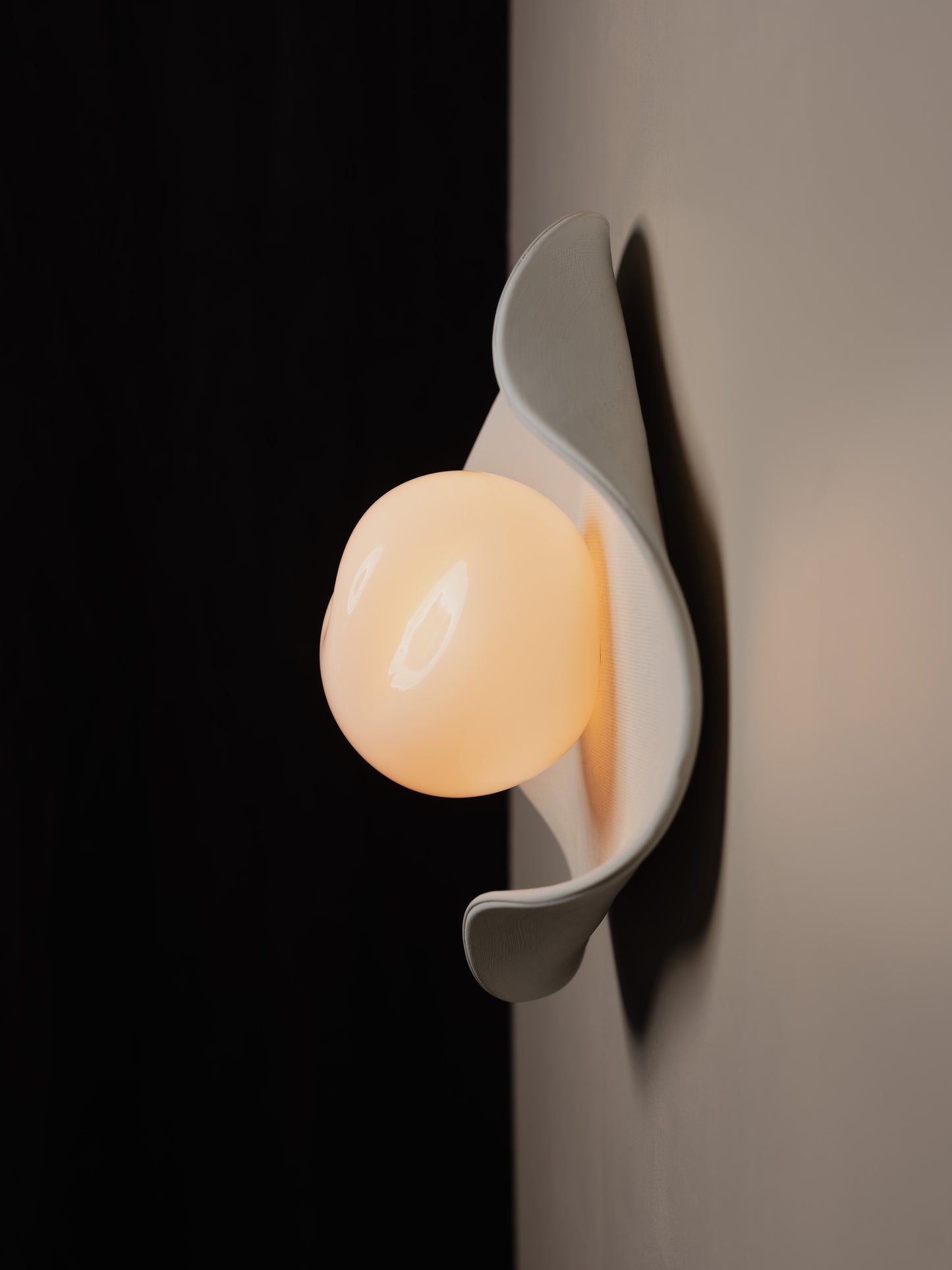 Puddle Stone Interior | Glass & Ceramic Wall Light