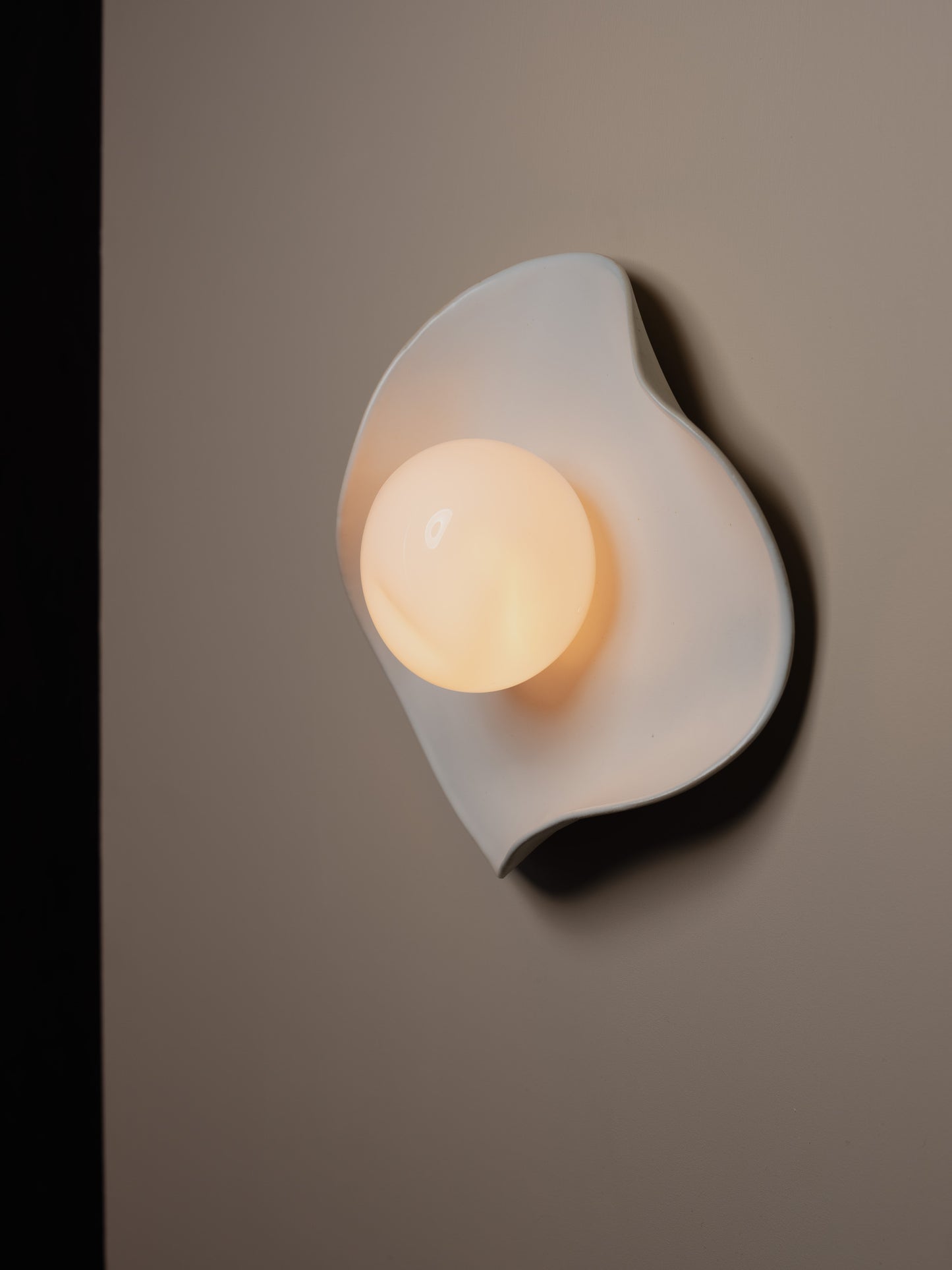 Puddle Interior | Glass & Ceramic Wall Light