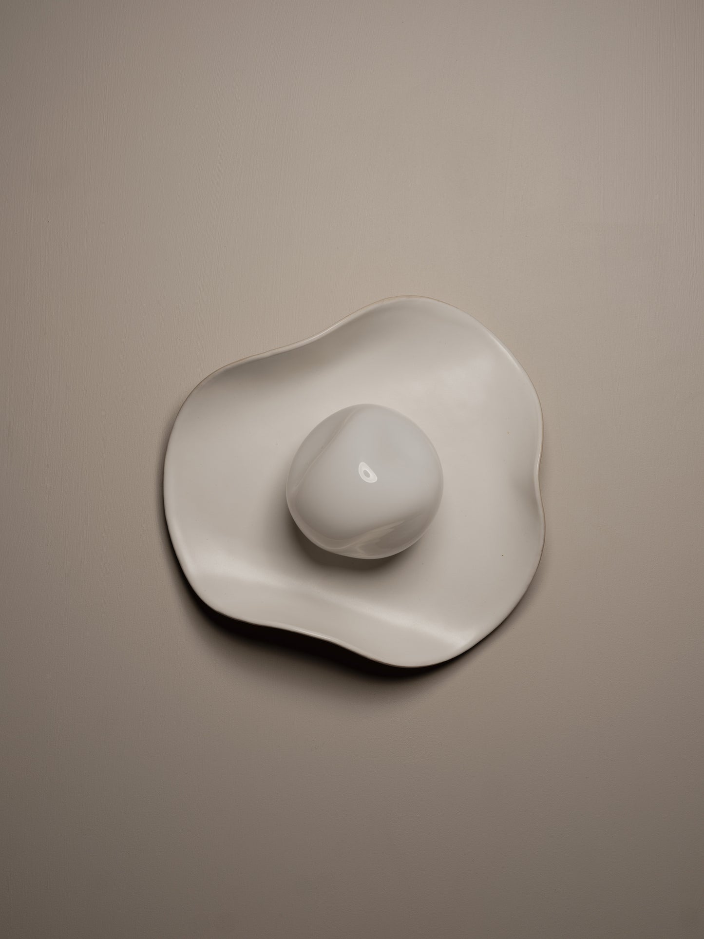 Puddle Interior | Glass & Ceramic Wall Light