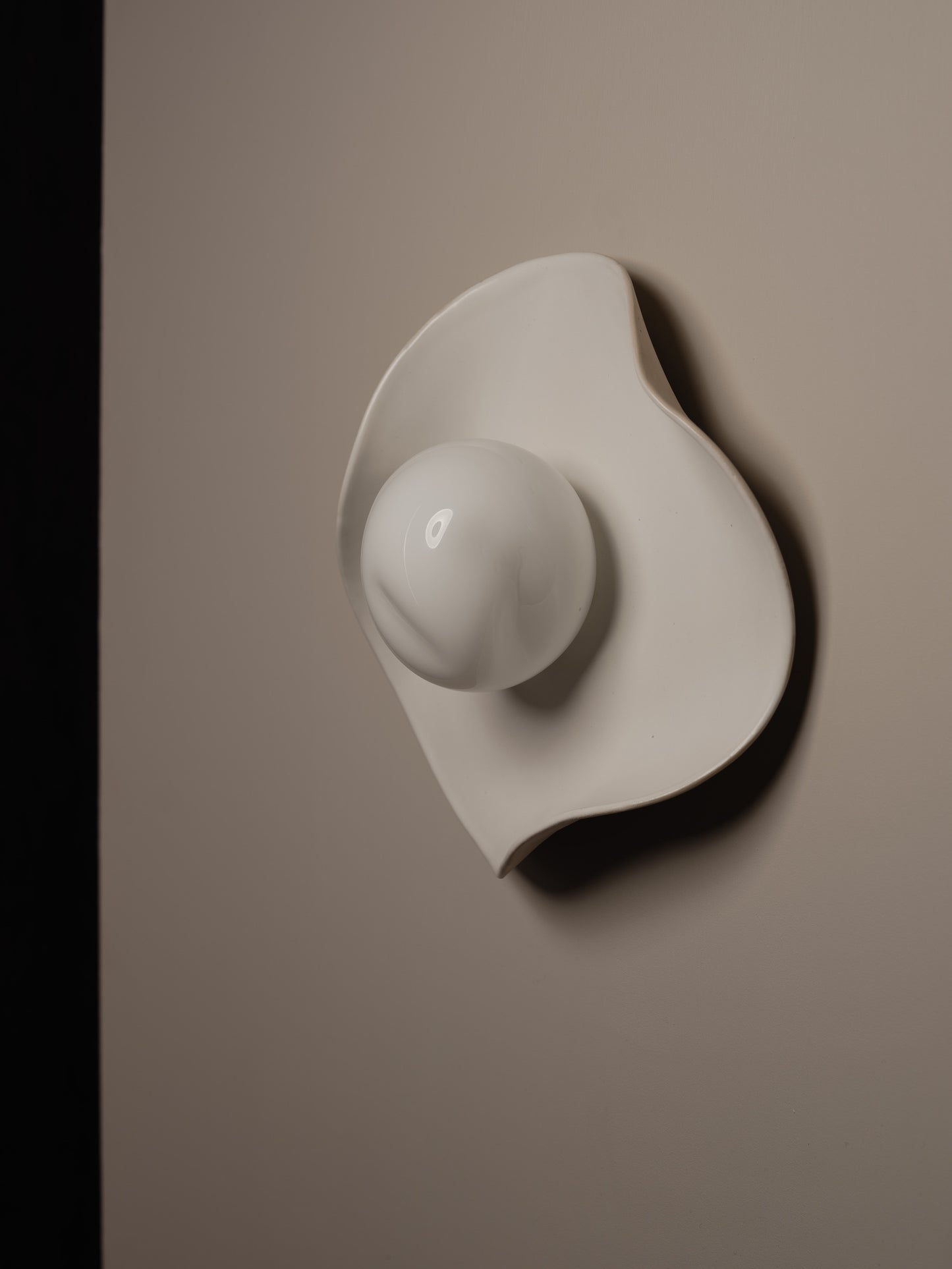 Puddle Interior | Glass & Ceramic Wall Light