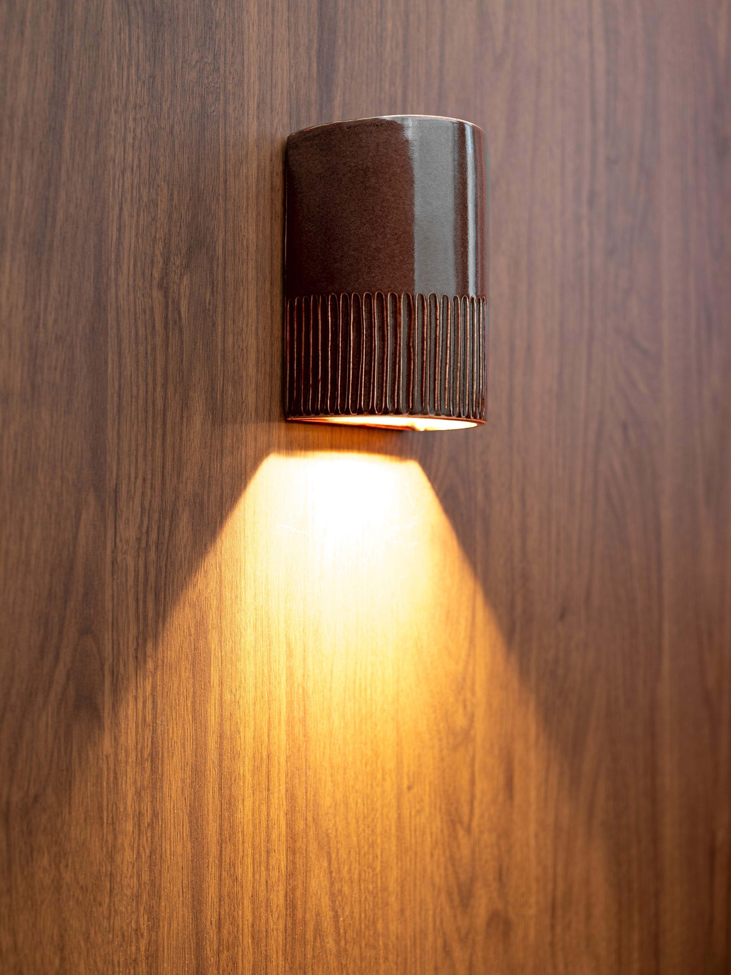 Day Short Exterior | Choccy Milk | Ceramic Wall Light