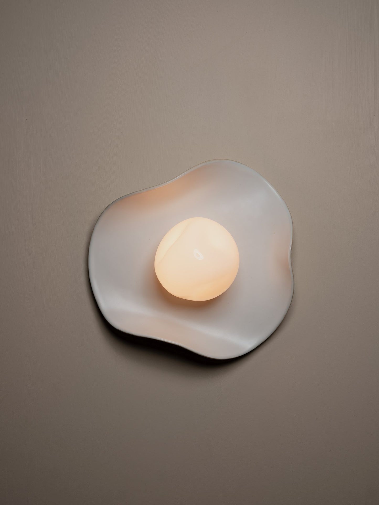 Puddle Interior | Glass & Ceramic Wall Light