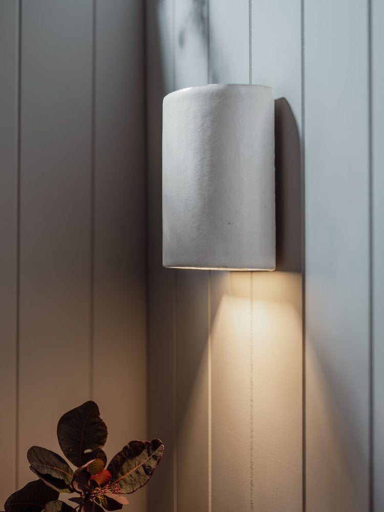 Dawn Short Exterior | Ceramic Wall Light