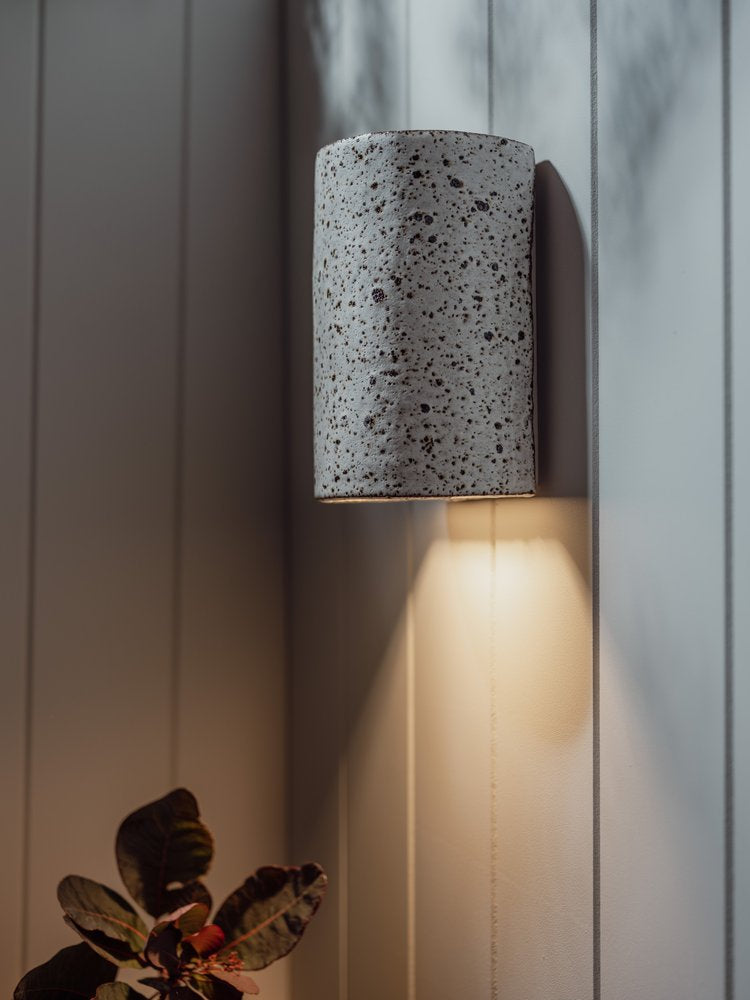 Dusk Short Exterior | Ceramic Wall Light